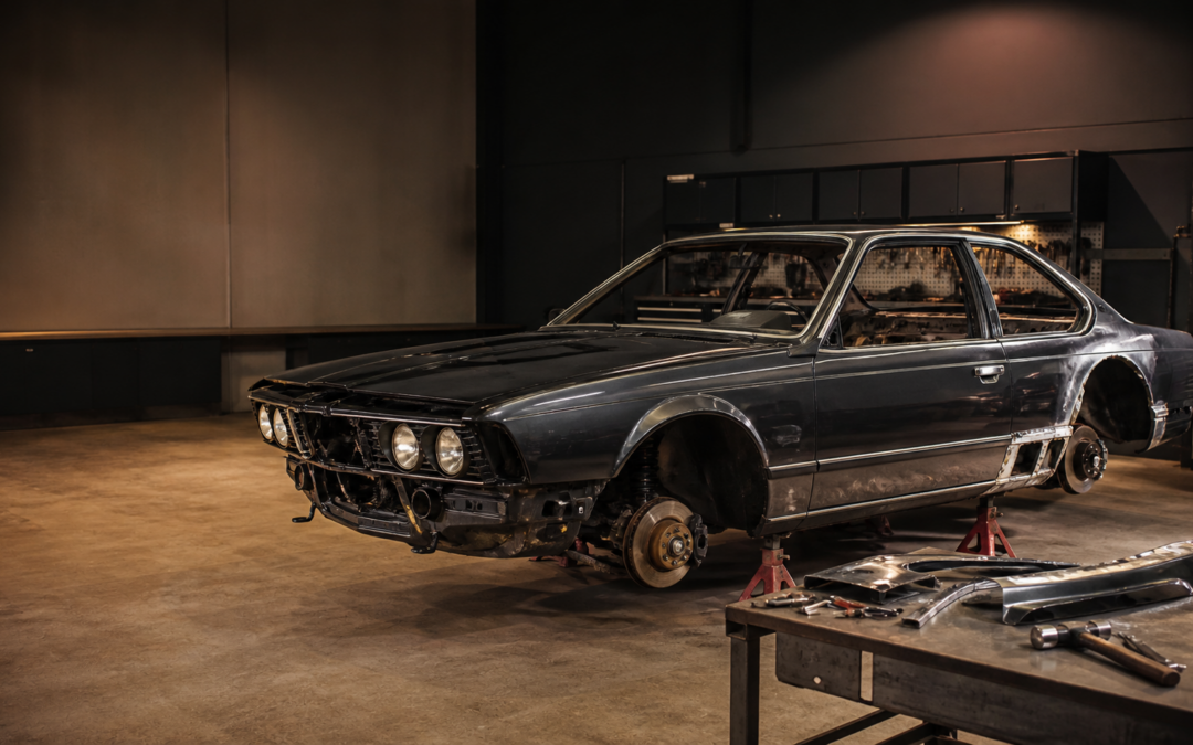 Karosserieinstandsetzung eines BMW 635 CSi